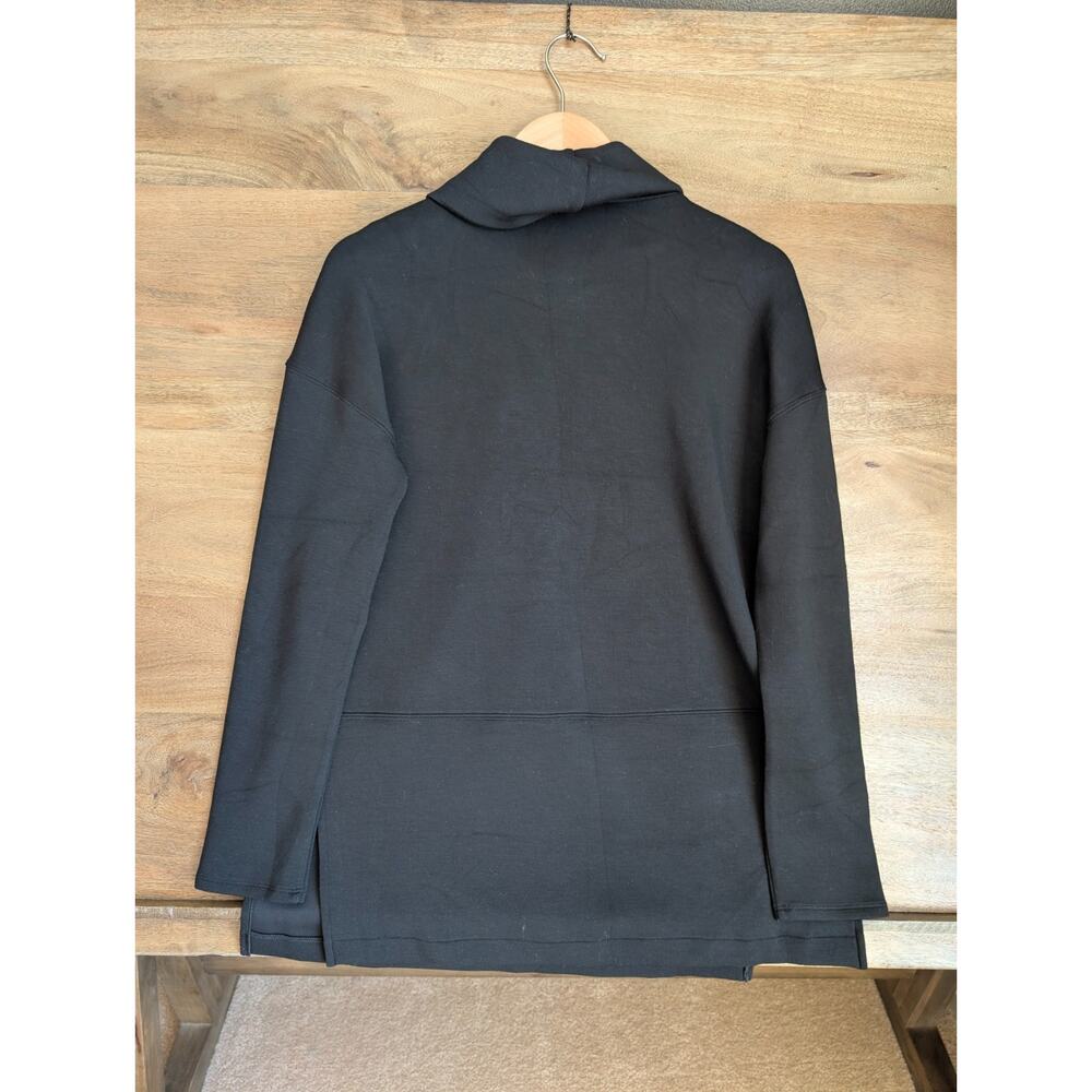 SPANX AirEssentials Turtleneck Tunic Pullover Sweater Womens XS Black 50501R NWT - Picture 2 of 5